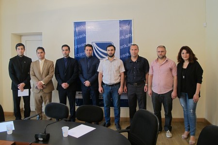 MEETING AT THE NORAVANK FOUNDATION MEETING AT THE NORAVANK FOUNDATION