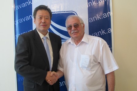 MEETING AT NORAVANK FOUNDATION MEETING AT NORAVANK FOUNDATION